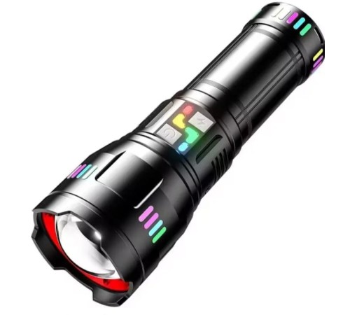 F.B.I Pro F-3002 Alüminyum TG LED Gece Şeritli Type-C Şarjlı El Feneri