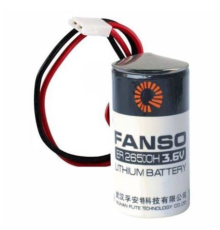 FANSO ER26500H Kablolu Konnektörlü (51005-2P) 3.6V Lithium Pil (Li-SOCL2)