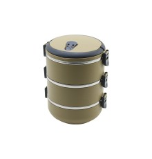 KAHVERENGİ 3LÜ SEFER TASI SAKLAMA KABI 1.8LT