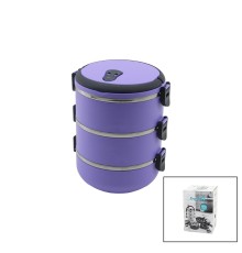 LİLA 3LÜ SEFER TASI SAKLAMA KABI 1.8LT