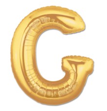 G Harf Folyo Balon Altın Renk  40 inç