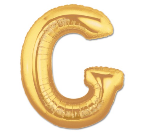 G Harf Folyo Balon Altın Renk  40 inç
