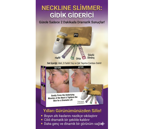 Gıdık Giderici Gıdı Eritme Çene Altı Masaj Aleti Boyun Egzersizi