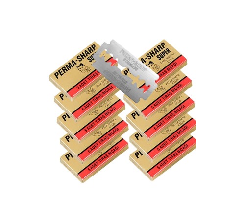 Gillette Perma-sharp 5'li Traş Jileti 20 Paket