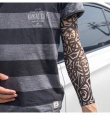 Giyilebilir Kol Dövmesi Çorap Dövme 3D Baskılı Kol Bacak Dövme 2 Adet Model 13