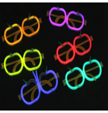 Glow  Elma Gözlük - Glow Partisi Gözlüğü - Glow  Gözlük 12 Adet