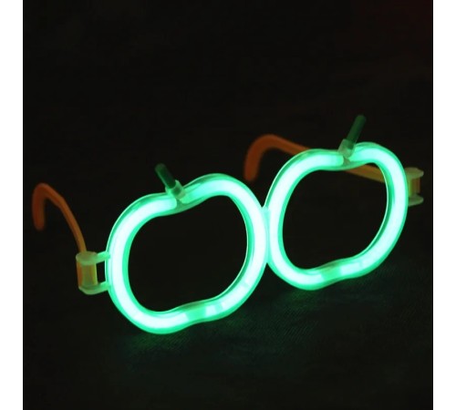 Glow  Elma Gözlük - Glow Partisi Gözlüğü - Glow  Gözlük 12 Adet