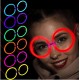 Glow  Yuvarlak Gözlük - Glow Partisi Gözlükleri - Glow Gözlük 12 Adet