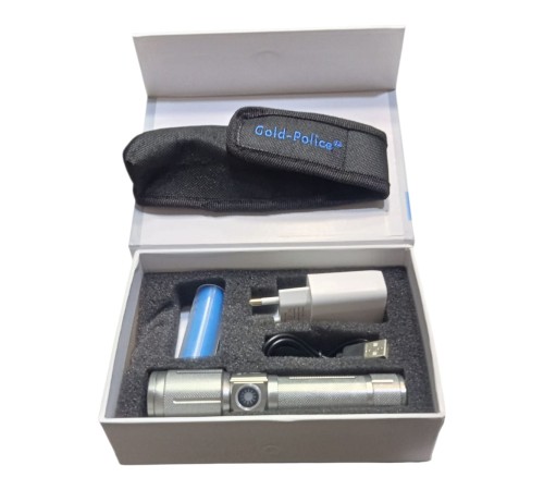 Gold Police GP-215 Pro Şarjlı El Feneri PM10 Led Mıklatıslı