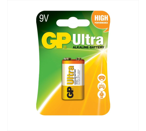 GP 9V Ultra Alkalin Pil