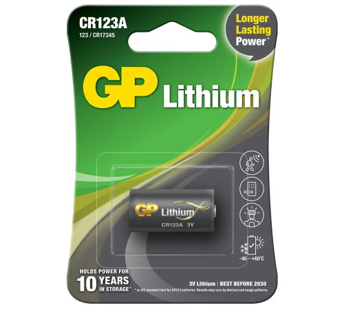 GP CR123A 3V Lityum Pil