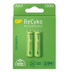 GP ReCyko 1300mAh AA Şarj Edilebilir Kalem Pil 2'lİ Paket