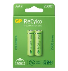 GP ReCyko 2600mAh AA Şarj Edilebilir Kalem Pil 2'lİ Paket