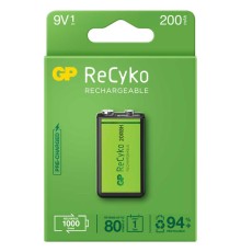 GP ReCyko 9V 200mAh Şarj Edilebilir Pil