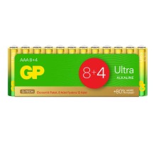 GP Ultra Alkalin AAA İnce Kalem Pil 12'li Paket
