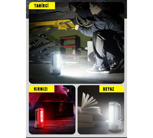 Güçlü Şarjlı Fener Masa Lambası Wt-603