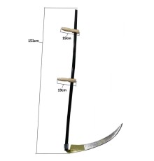 Günaş Komple Tırpan - Metal Saplı 6 Parça Set - Ahşap Elcik 70 cm