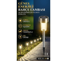 Güneş Enerjili Bahçe Lambası Plastik Saplama 10lu Set