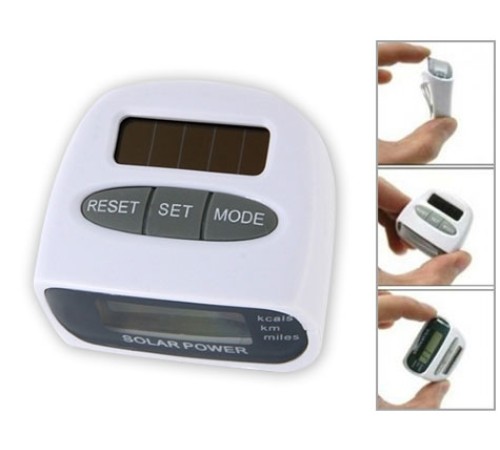Güneş Enerjili Pedometre ve Kalori Ölçer Adımsayar