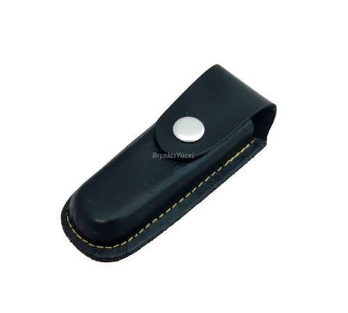 Hakiki Deri Çakı Kılıfı No:0 - 10 cm, Kemerlikli
