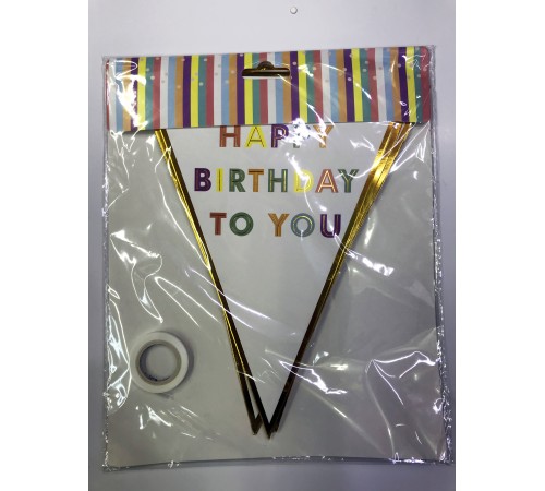 Happy Birthday To You Flama Bayrak Süs