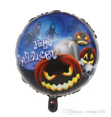 Happy Halloween Balkabağı Folyo Balon 18 inç