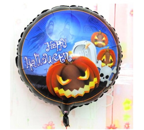 Happy Halloween Balkabağı Folyo Balon 18 inç