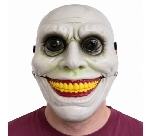 Hareketli Çene Mekanizmalı Korku Maskesi Yeşil