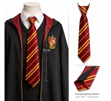 Harry Potter Gryffindor Fermuarlı Ayarlanabilir Kravat