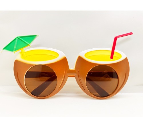 Hindistan Cevizi Tropikal Hawaii Yaza Merhaba Parti Gözlüğü