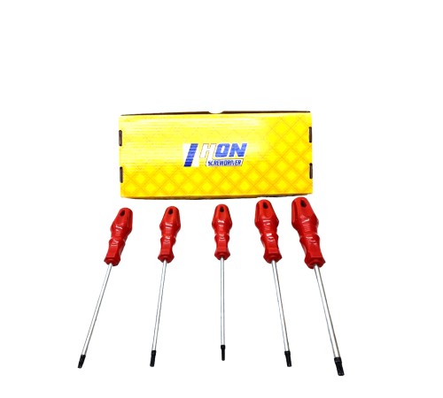 TORNAVİDA 5 PARÇA TORK TORX TORNAVİDA SETİ