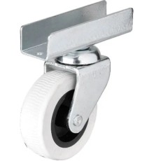 Hts 323 - 50x20 mm Gri Uzun U Tablalı Teker 4 Adet