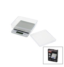 SUPERIOR MINI I-2000 3000GR/0.1GR MİNİ=10.5X13CM HASSAS TARTI - TERAZİ ŞEFFAF PLS.KAPAK PİLLİ