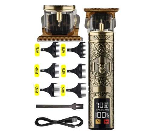 IP-0685 Profesyonel Saç Sakal Ense Vücut Lazer Öncesi Kuaförlere Özel Tıraş Makinesi Demir Kasa