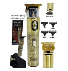 IP-1949 Şarj Göstergeli Sakal Lazer Öncesi Vücut Ense Çizim Kişisel Bakım Aletleri Sıfıra Yakın Tıraş