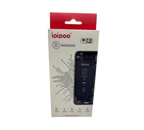 İpipoo Apple Iphone 7 Plus Uyumlu Batarya - 2900 mAh