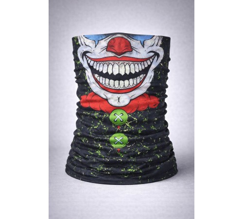 Joker Yüz Baskılı Baf Bandana - Çok Amaçlı Boyunluk Bandana 2 No