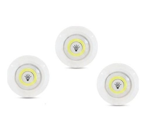 Kablosuz Uzaktan Kumandalı 3lü Led Lamba Seti