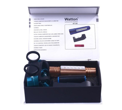 Kafa Lambası Güçlü El Feneri Wt-360