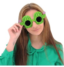 Kaktüs Temalı Hawaii Yaz Partisi Gözlüğü 8.5x18.5 cm