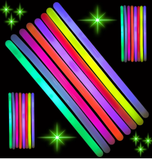 Karanlıkta Parlayan Fosforlu Glow  Kalın Çubuk 30 cm 1 Adet