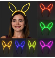 Karanlıkta Yanan Fosforlu Glow Taç 6 Renk 6 Adet