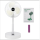 Katlanır Teleskopik Zemin Fanı Yaz Sessiz Öğrenci Masaüstü Fan USB Şarj Edilebilir Taşınabilir Ev Mini Hava Soğutucu