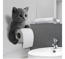 Kedi Tasarımlı Tuvalet Kağıtlığı