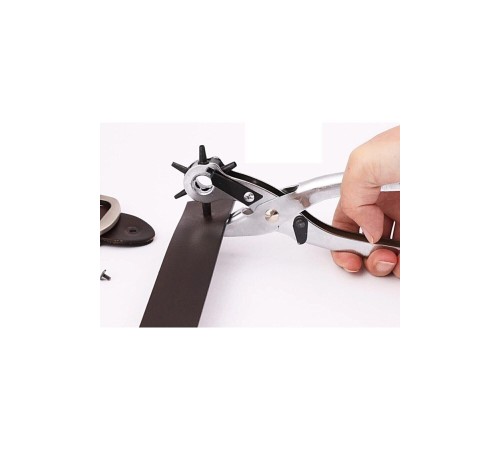 Kemer Delme ve Perçin Pensesi Ikli Set Deri Plastik Delici