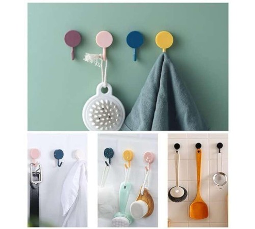 Kendinden Yapışkanlı Renkli Duvar Askısı