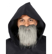 Kırçıllı Korsan Sakalı Gri Renk Takma Sakal