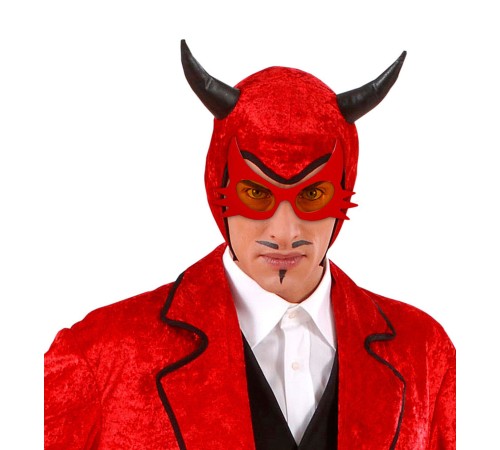 Kırmızı Renk Bıyık Tasarımlı Kedi Gözlüğü 19x11 cm