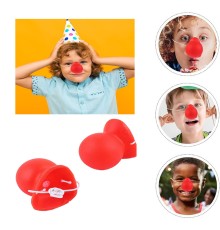 Kırmızı Renk Lastikli Burun Palyaço Burun