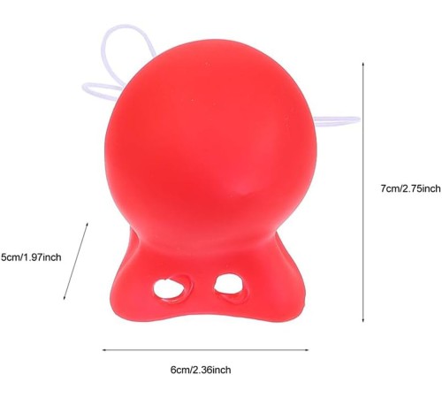 Kırmızı Renk Lastikli Burun Palyaço Burun